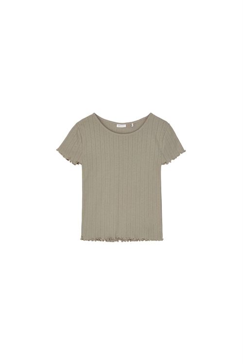 SKALL STUDIO EDIE CAP SLEEVE TEE STONE MOSS